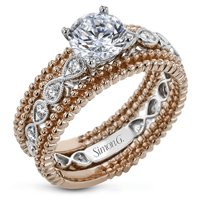 LR2601 WHITE 18K White Gold WHITE-ROSE