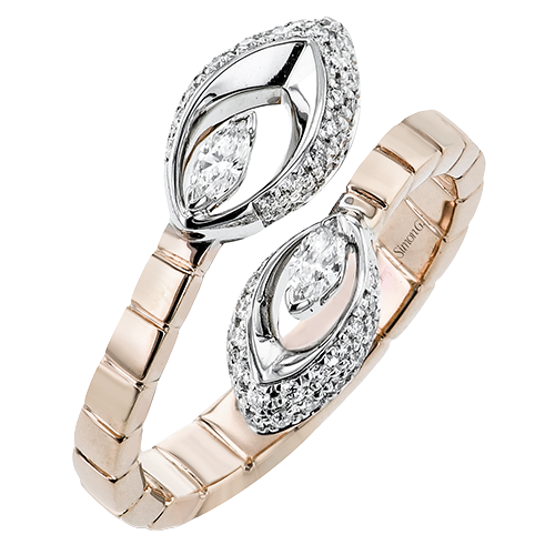 LR2884 WHITE 18K X WHITE-ROSE