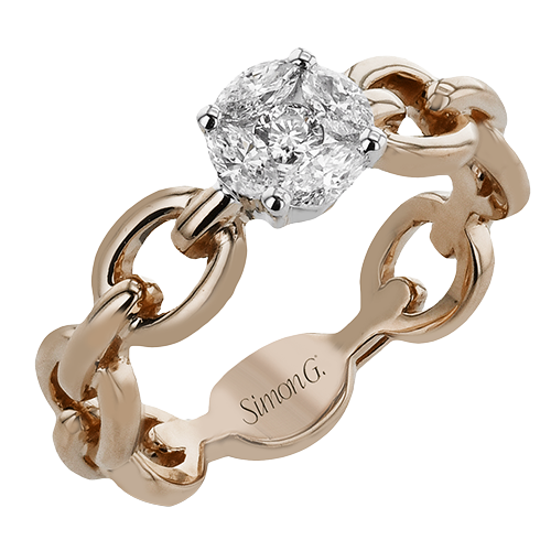 LR4812 WHITE 18K X WHITE-ROSE