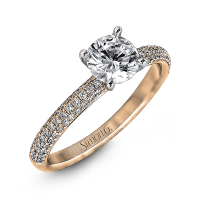 LP1935-D WHITE 18K SEMI ROSE