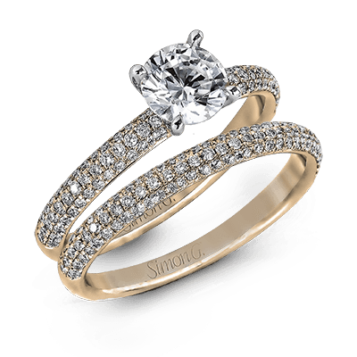 LP1935-D WHITE 18K SET ROSE