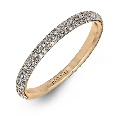 LP1935 WHITE 18K BAND ROSE