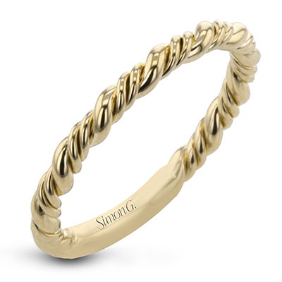 LR2633 WHITE 18K BAND YELLOW