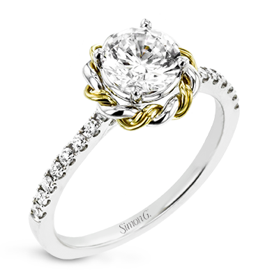 LR2636 WHITE 18K SEMI