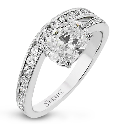 LR2824-OV WHITE 18K SEMI