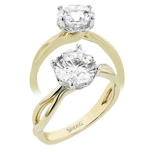 LR2945 WHITE 18K SEMI 2T