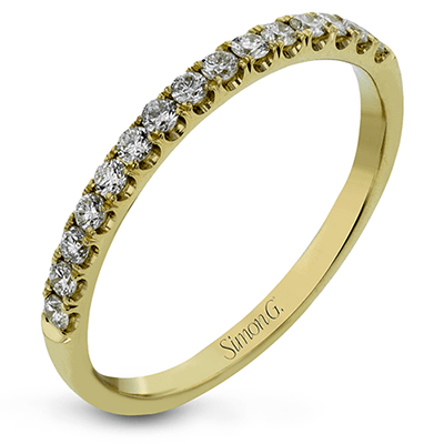 MR1976 WHITE 18K BAND YELLOW