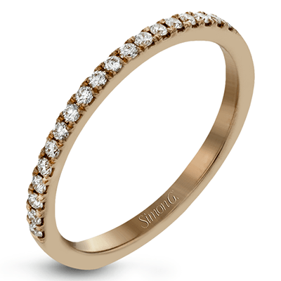MR2546 WHITE 18K BAND ROSE