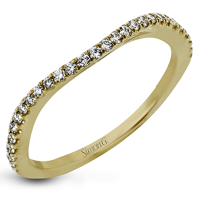 MR2567-A WHITE 18K BAND YELLOW