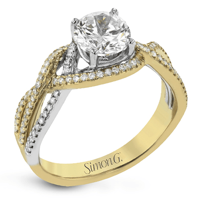 MR2593 WHITE 18K SEMI YELLOW