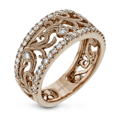 MR2616 WHITE 18K X ROSE