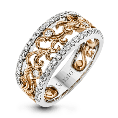 MR2616 WHITE 18K X WHITE-ROSE