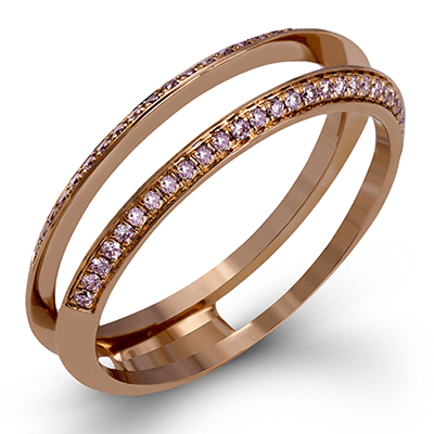MR2713 WHITE-ROSE 18K BAND