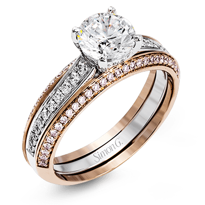 MR2713 WHITE-ROSE 18K SET