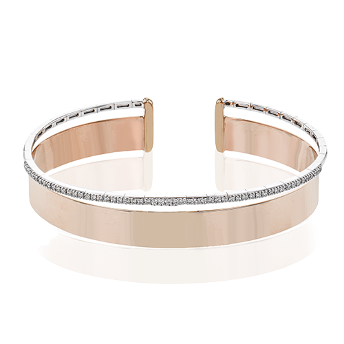 Bangle in 18k Gold with Diamonds