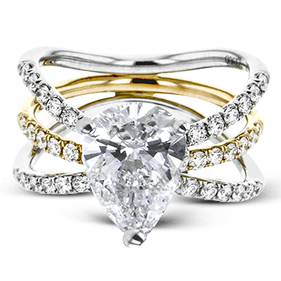 LR1083-PR WHITE 18K White Gold 2T 1