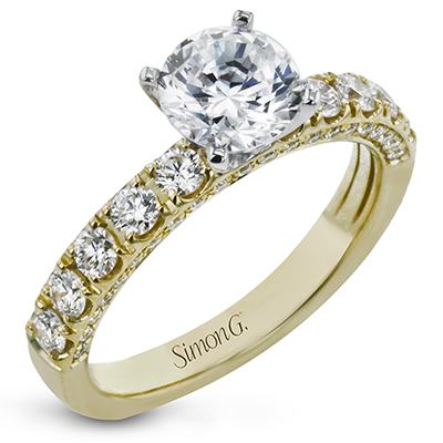 LR2596 WHITE 18K White Gold YELLOW