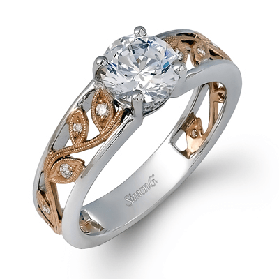 MR2100 WHITE 18K White Gold WHITE-ROSE