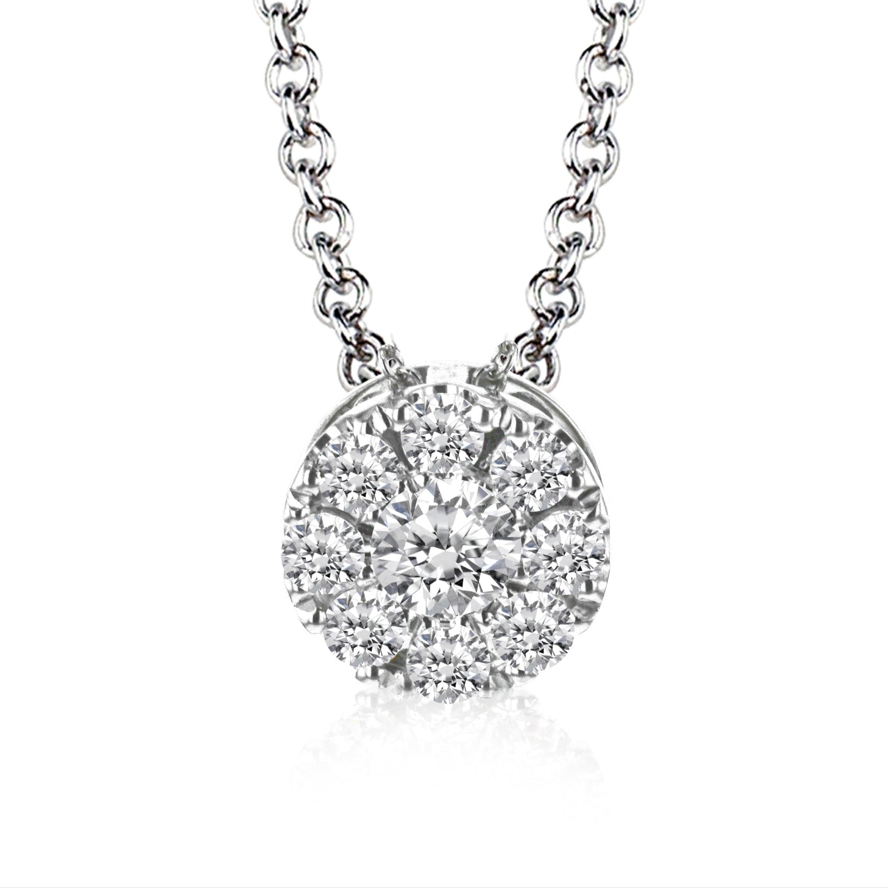 NGP100 Pendant in 14k Gold with Diamonds