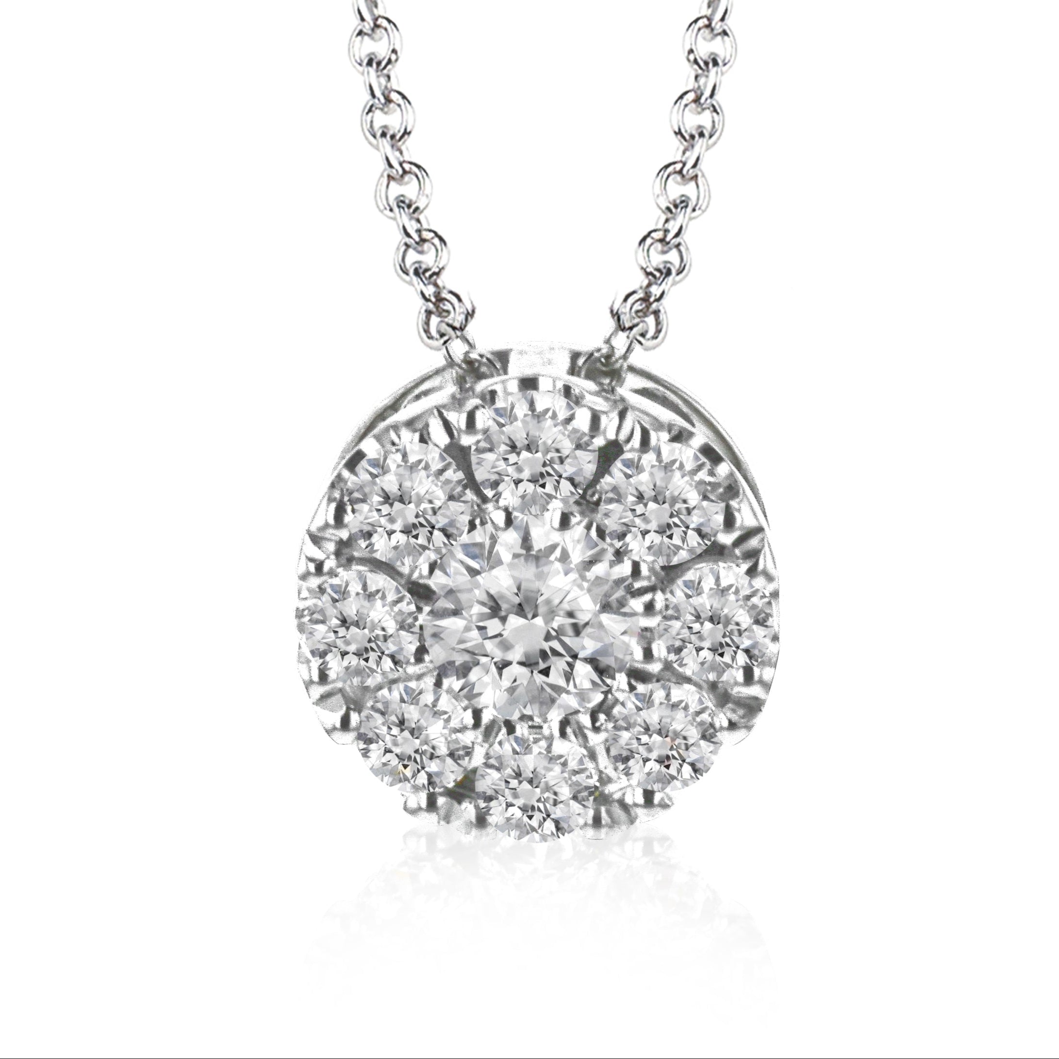 Pendant in 14k Gold with Diamonds