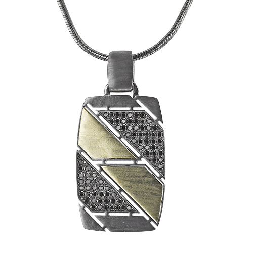 NS106 WHITE 14K X YELLOW