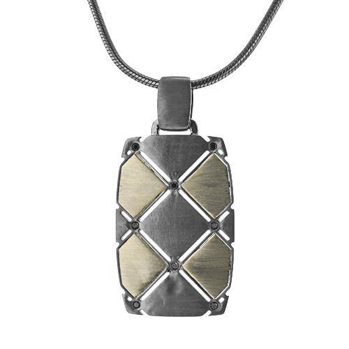 NS107 WHITE 14K X YELLOW