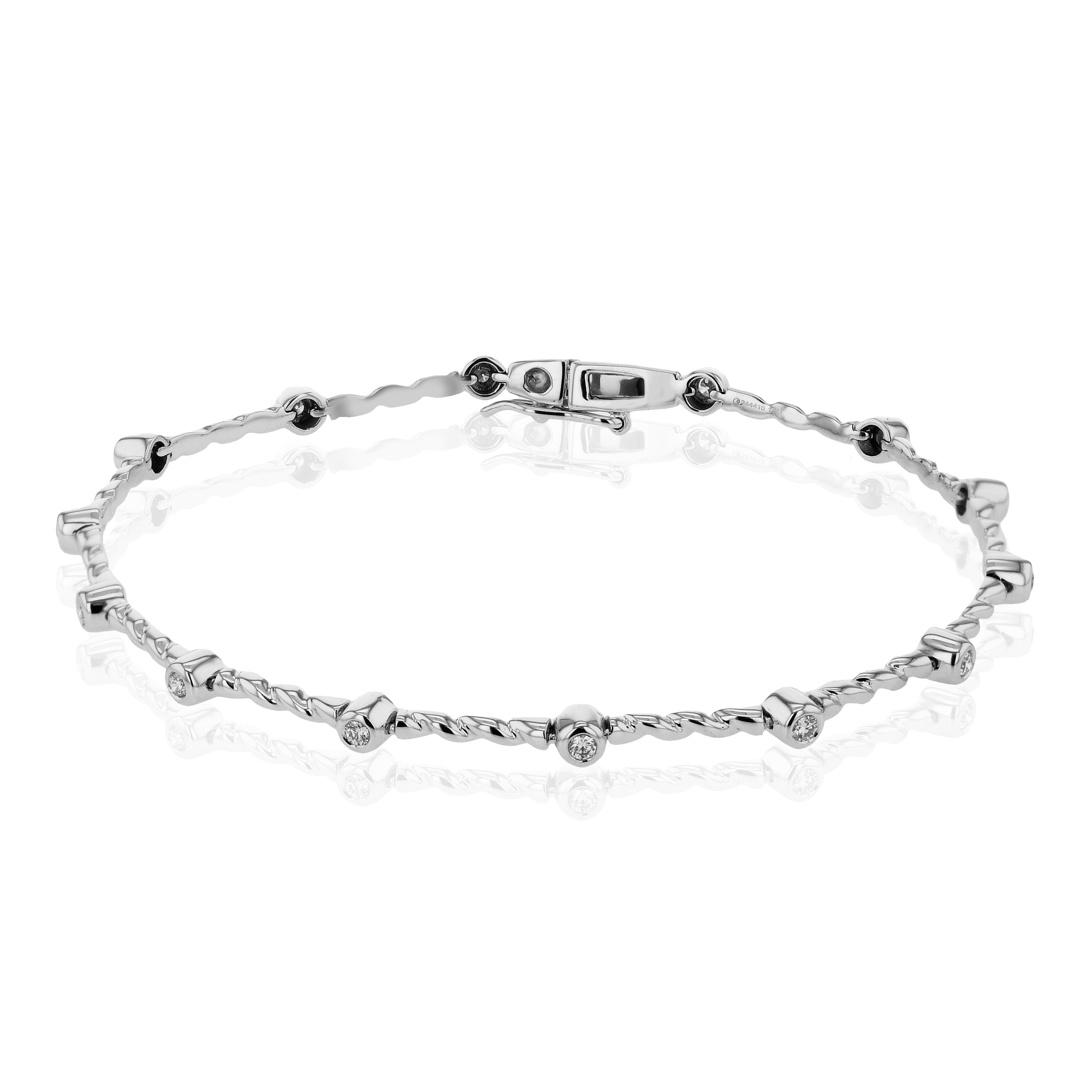 Bracelet in 14k Gold with Diamonds