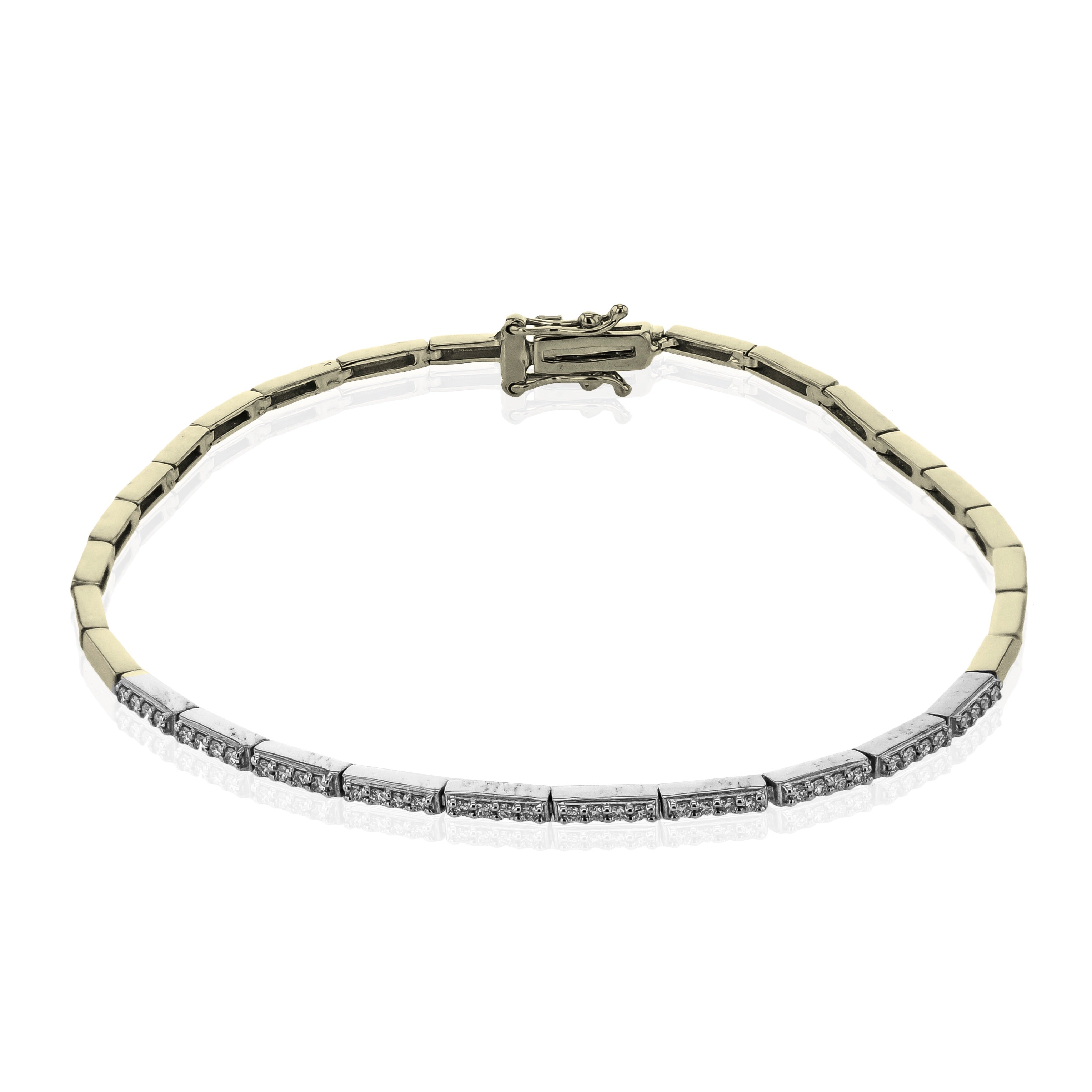 Bracelet in 14k Gold with Diamonds