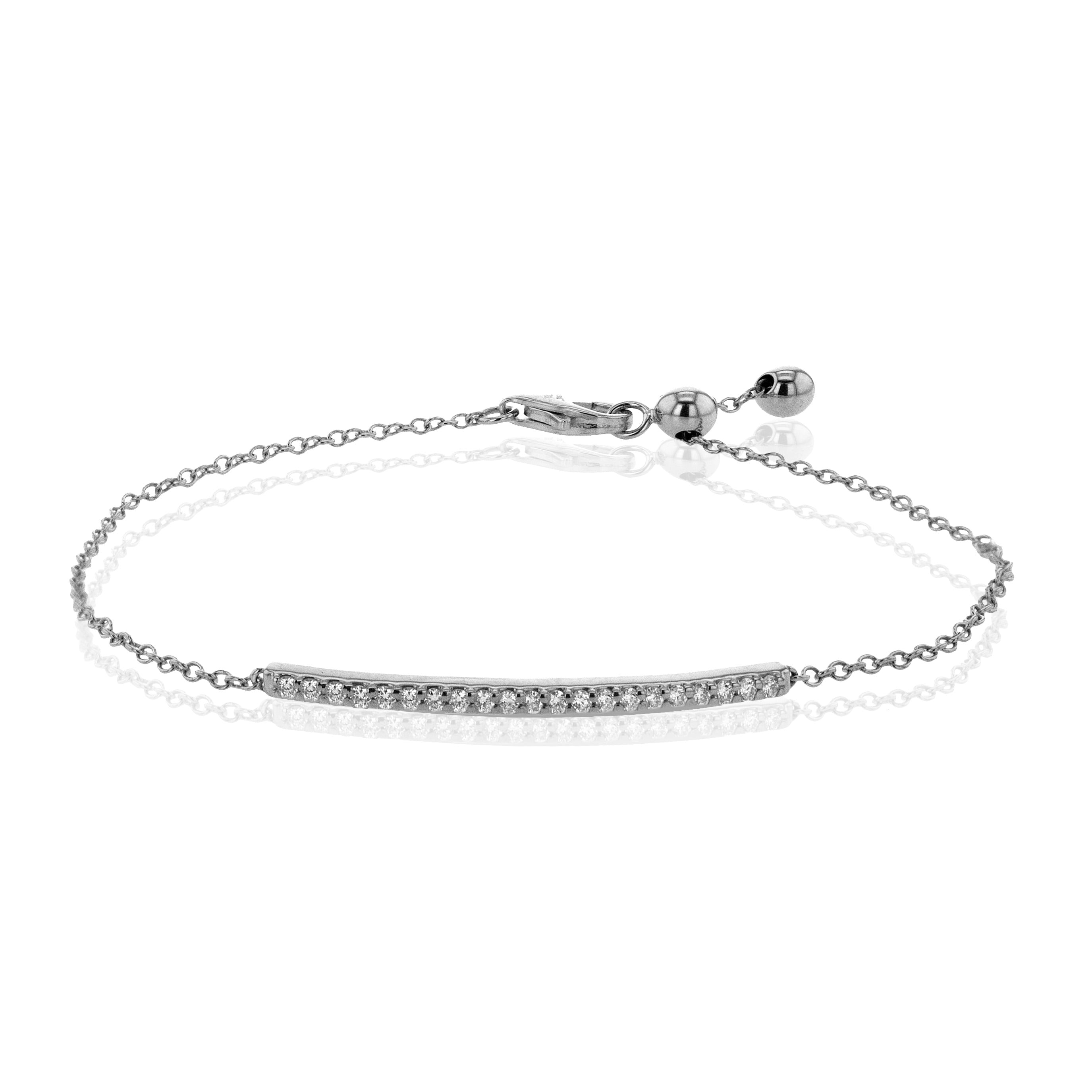 Bracelet in 14k Gold with Diamonds