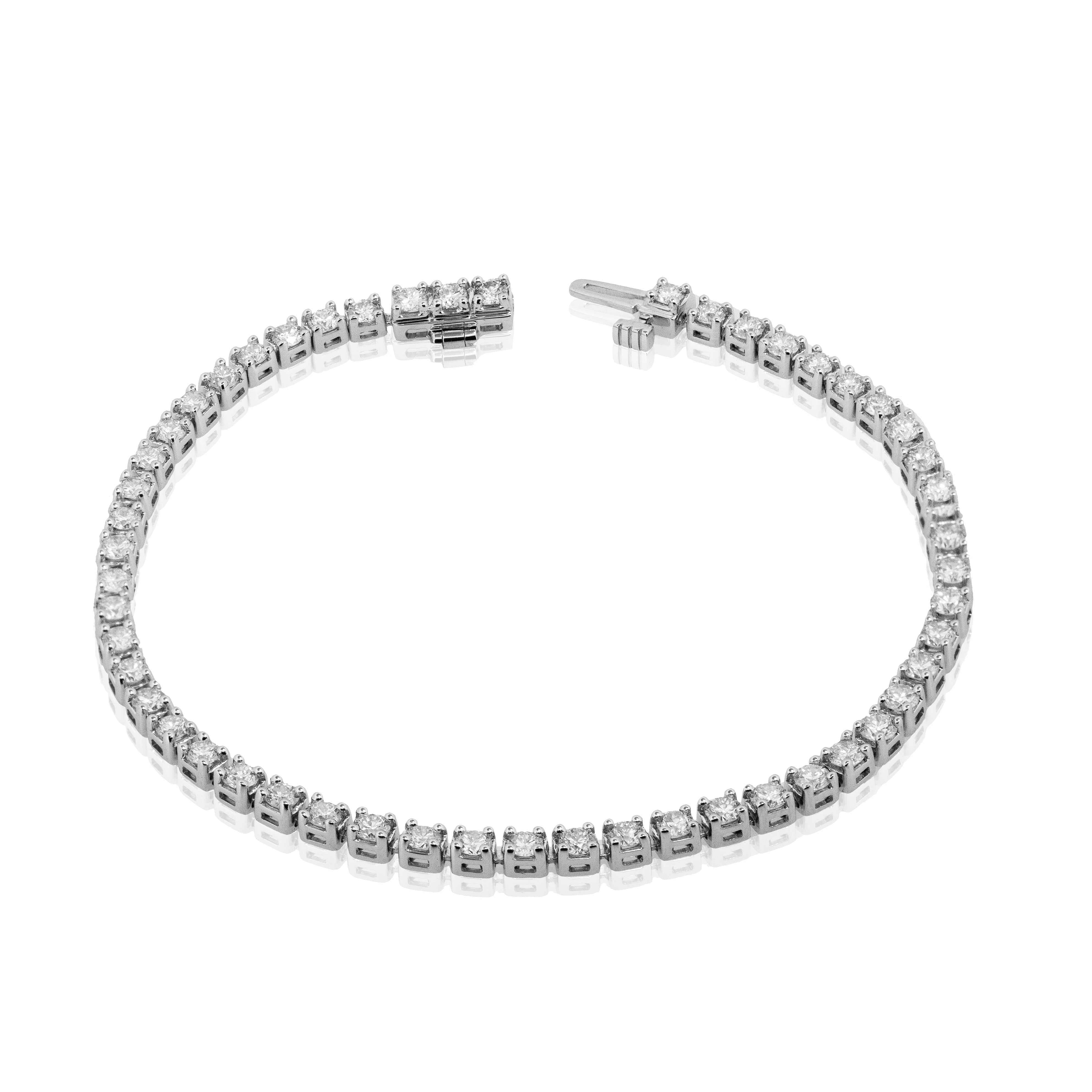 Tennis Bracelet in 14k Gold with Diamonds