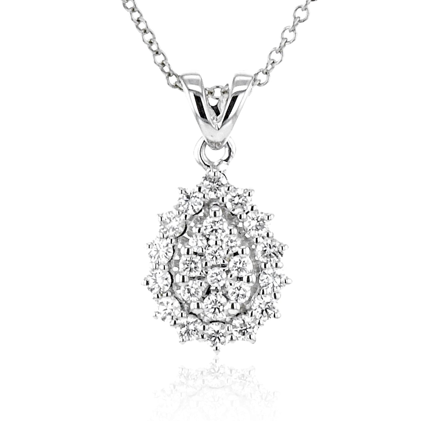 Pendant in 14k Gold with Diamonds