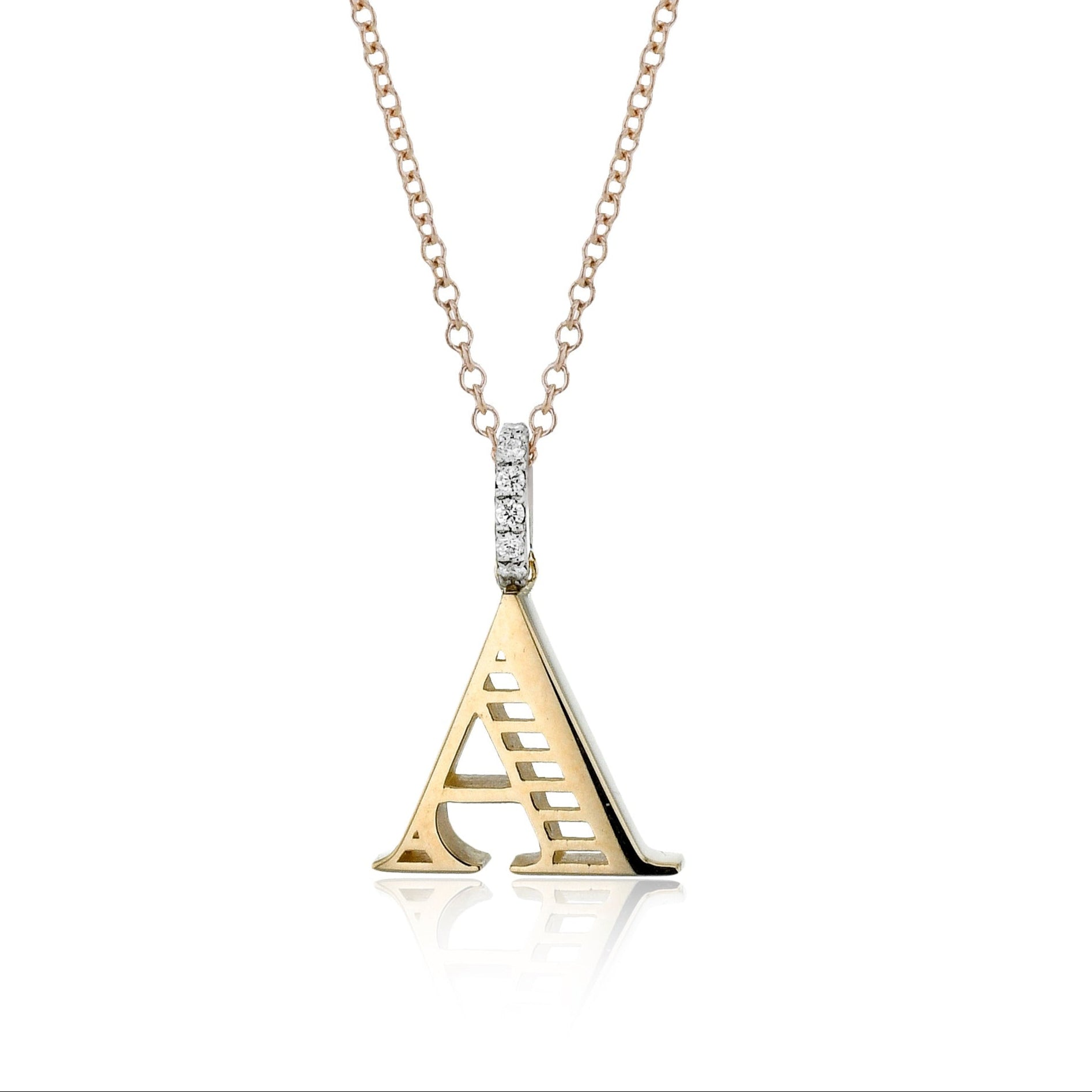 Pendant in 18k Gold with Diamonds