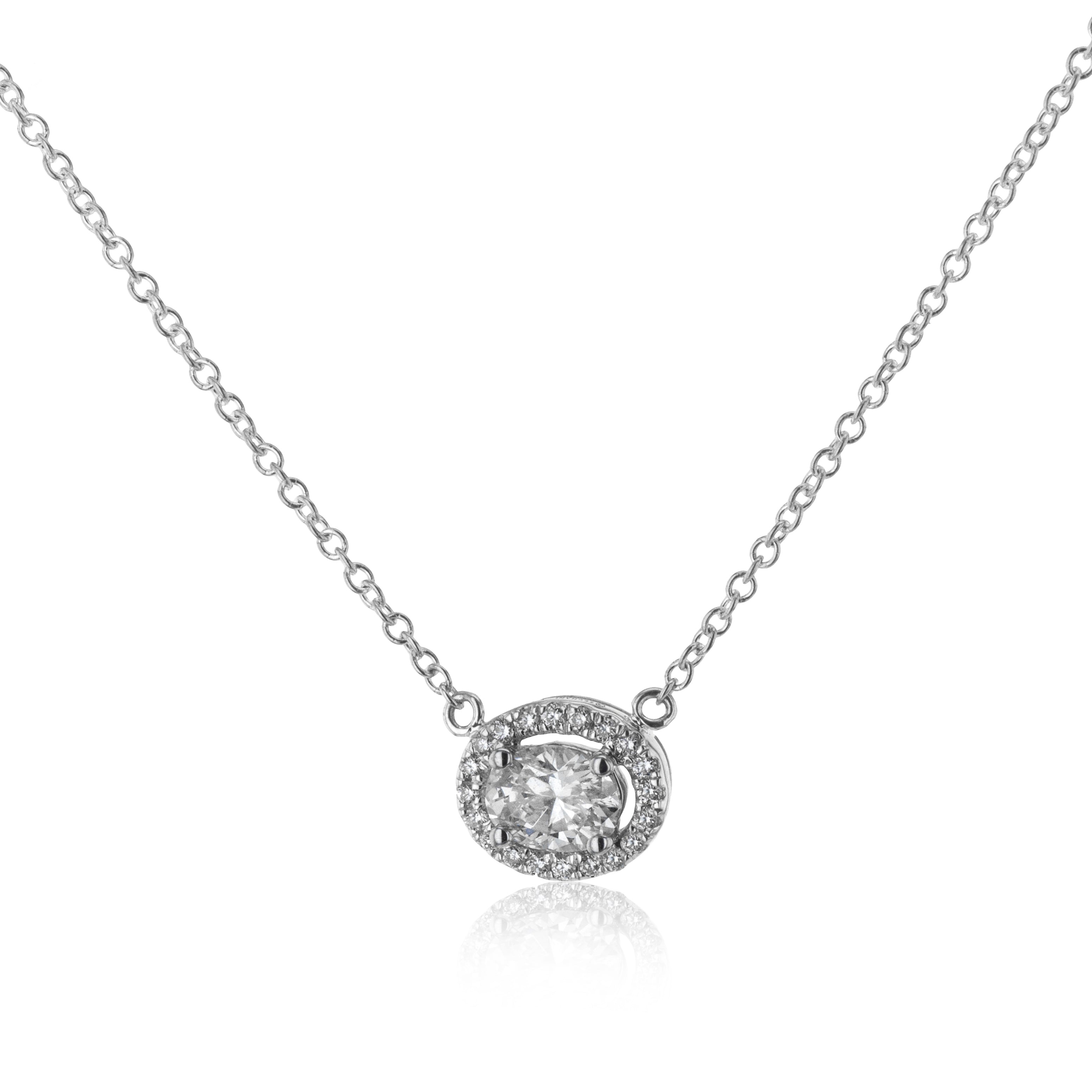 Pendant in 14k Gold with Diamonds
