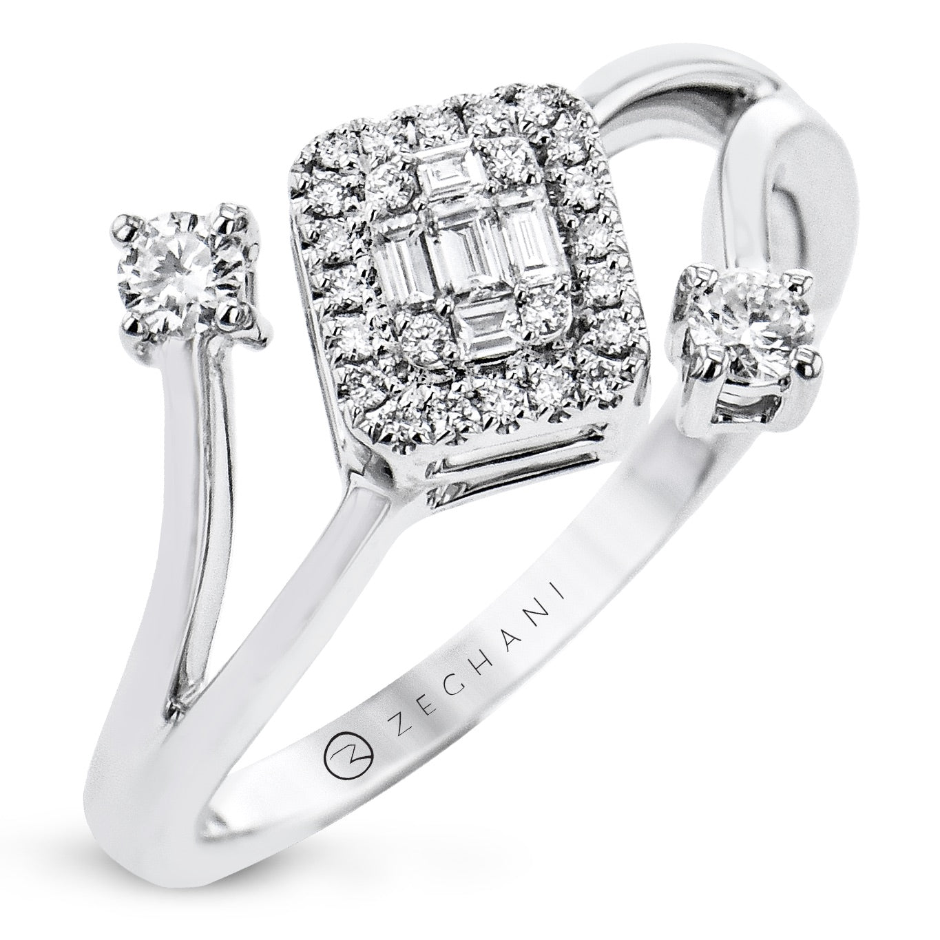 Fashion Ring in 14k Gold with Diamonds