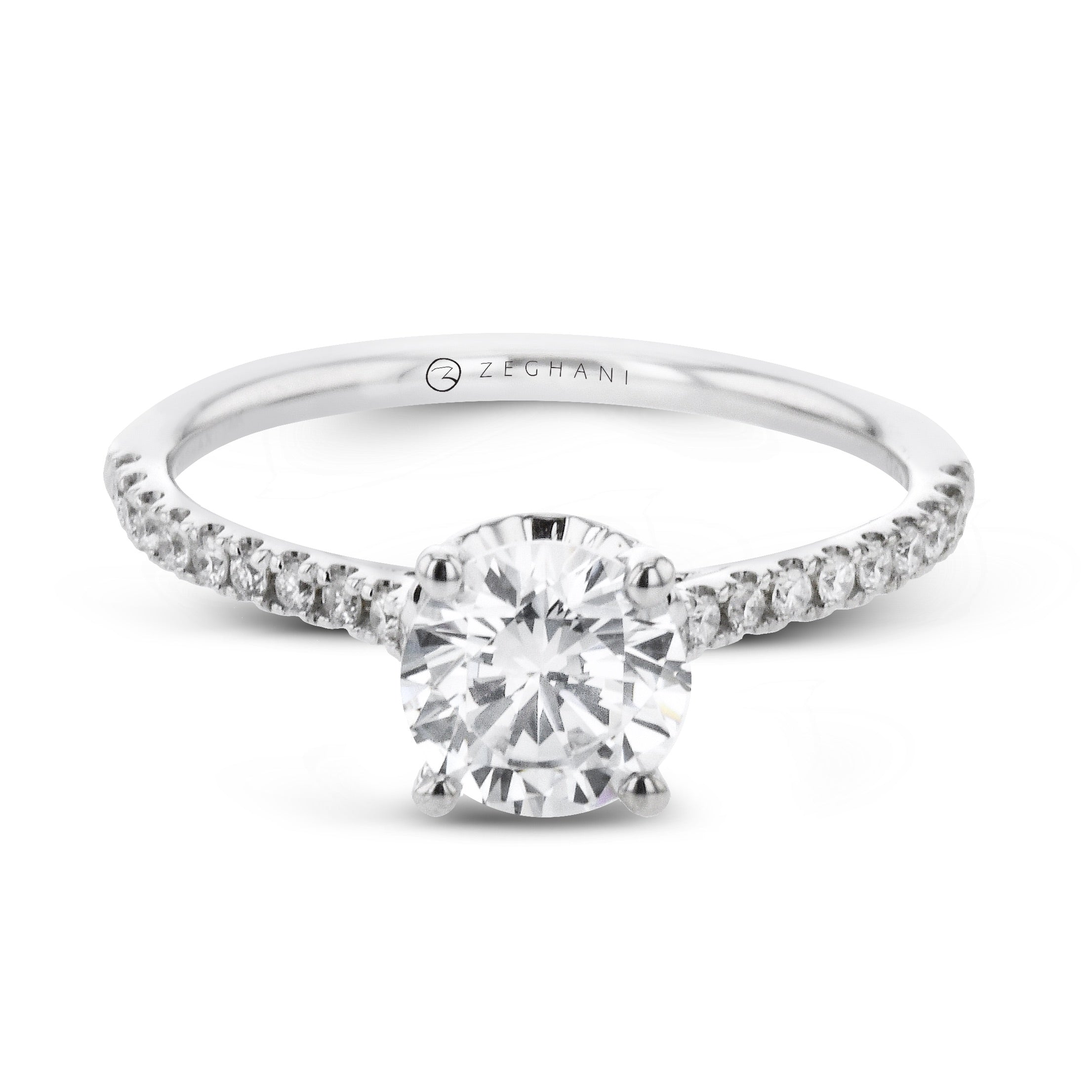 Engagement Ring in 14k Gold with Diamonds