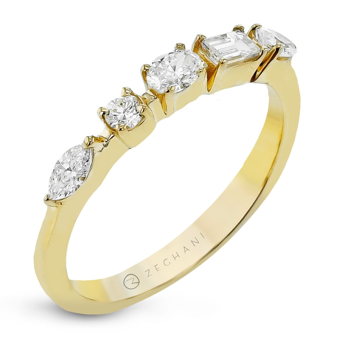 Fashion Ring in 14k Gold with Diamonds