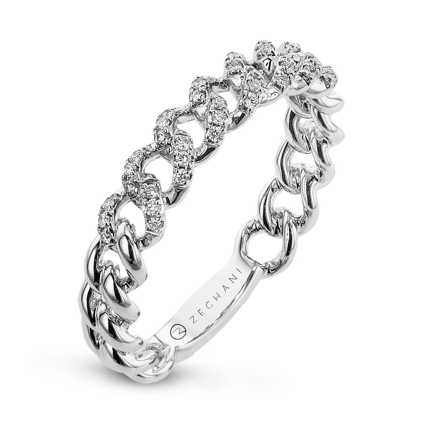 Fashion Ring in 14k Gold with Diamonds