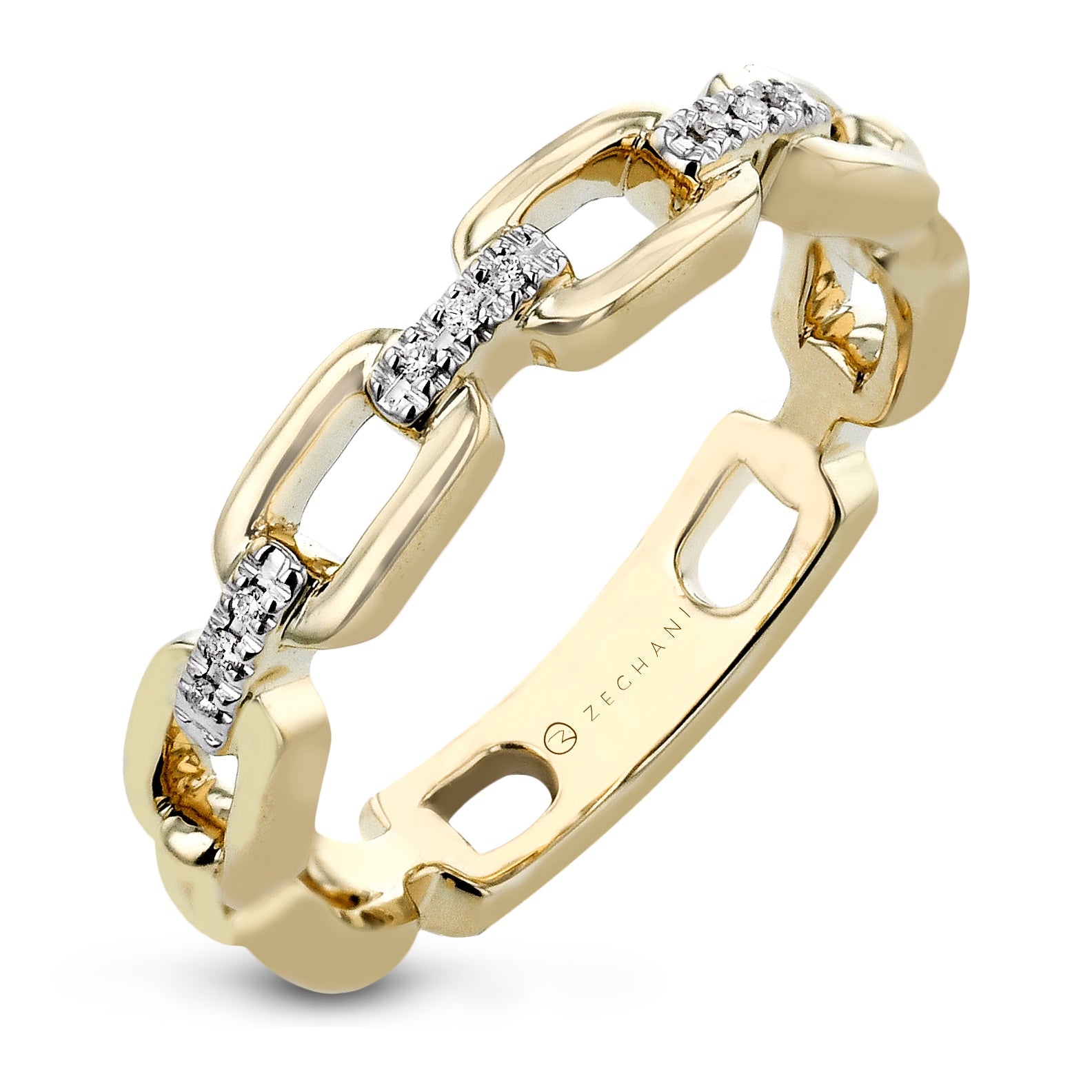 Fashion Ring in 14k Gold with Diamonds