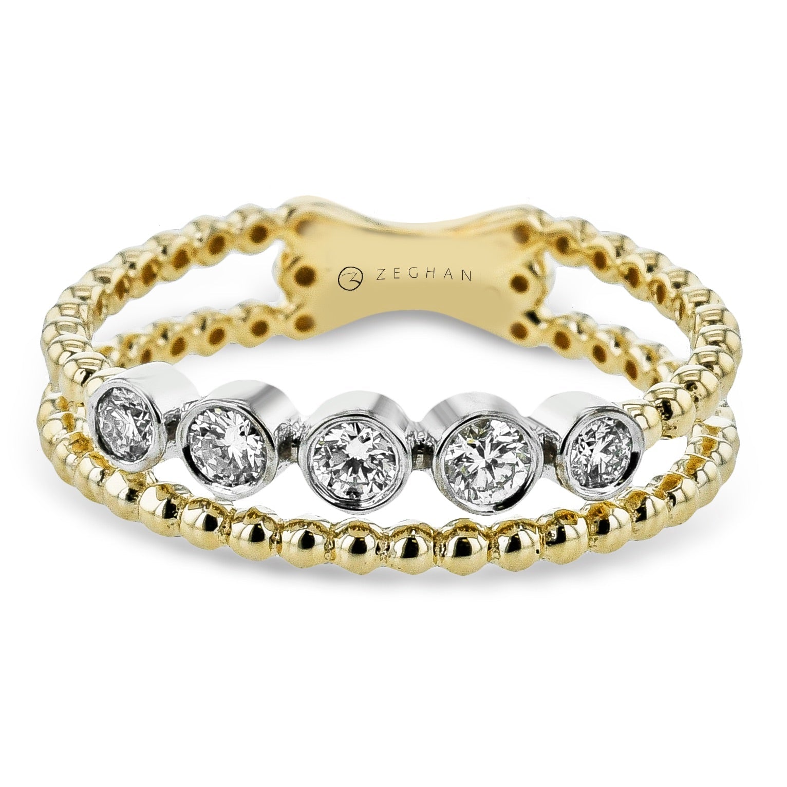 Fashion Ring in 14k Gold with Diamonds