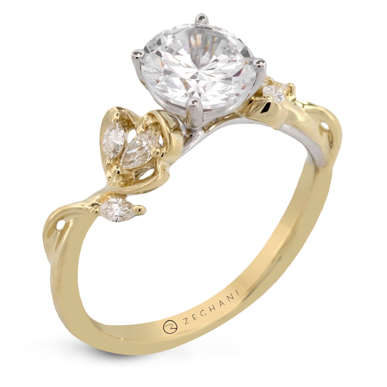 Engagement Ring in 14k Gold