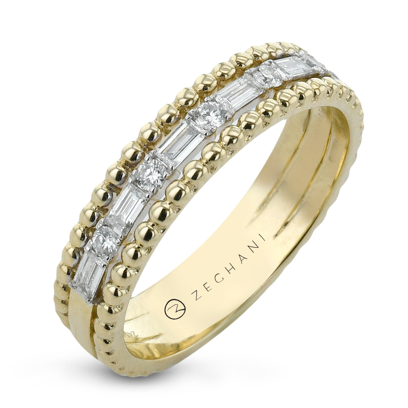 Fashion Ring in 14k Gold with Diamonds