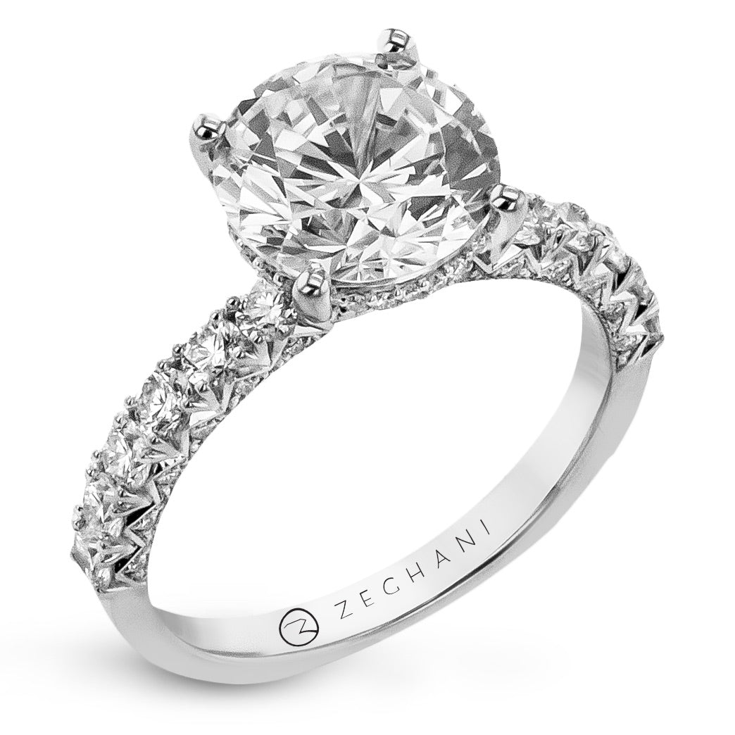 Wedding Set in 14k Gold with Diamonds