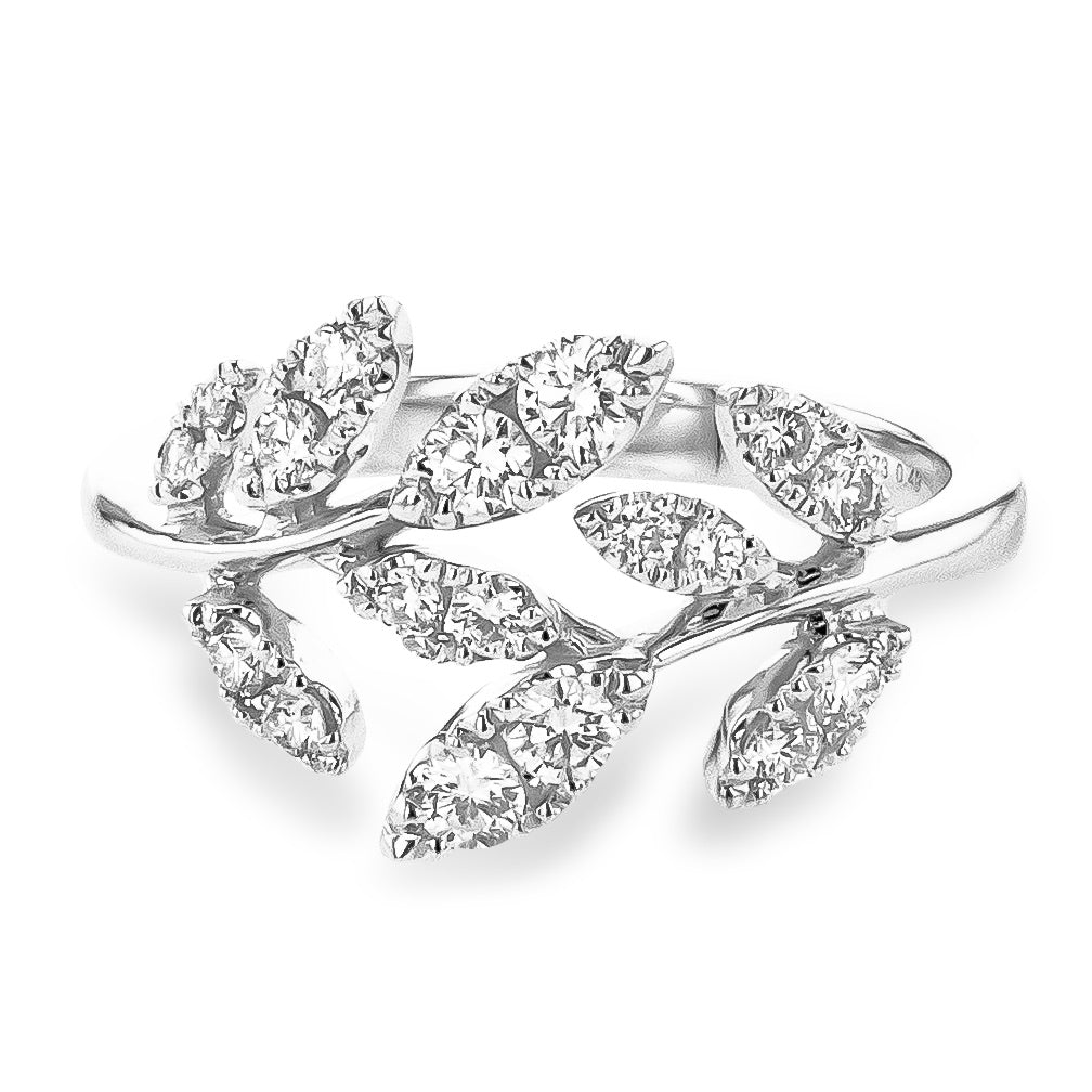 Fashion Ring in 14k Gold with Diamonds