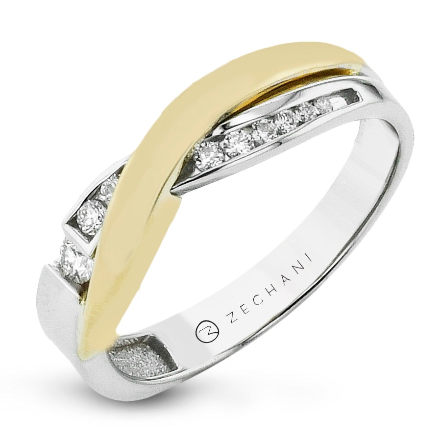 Fashion Ring in 14k Gold with Diamonds