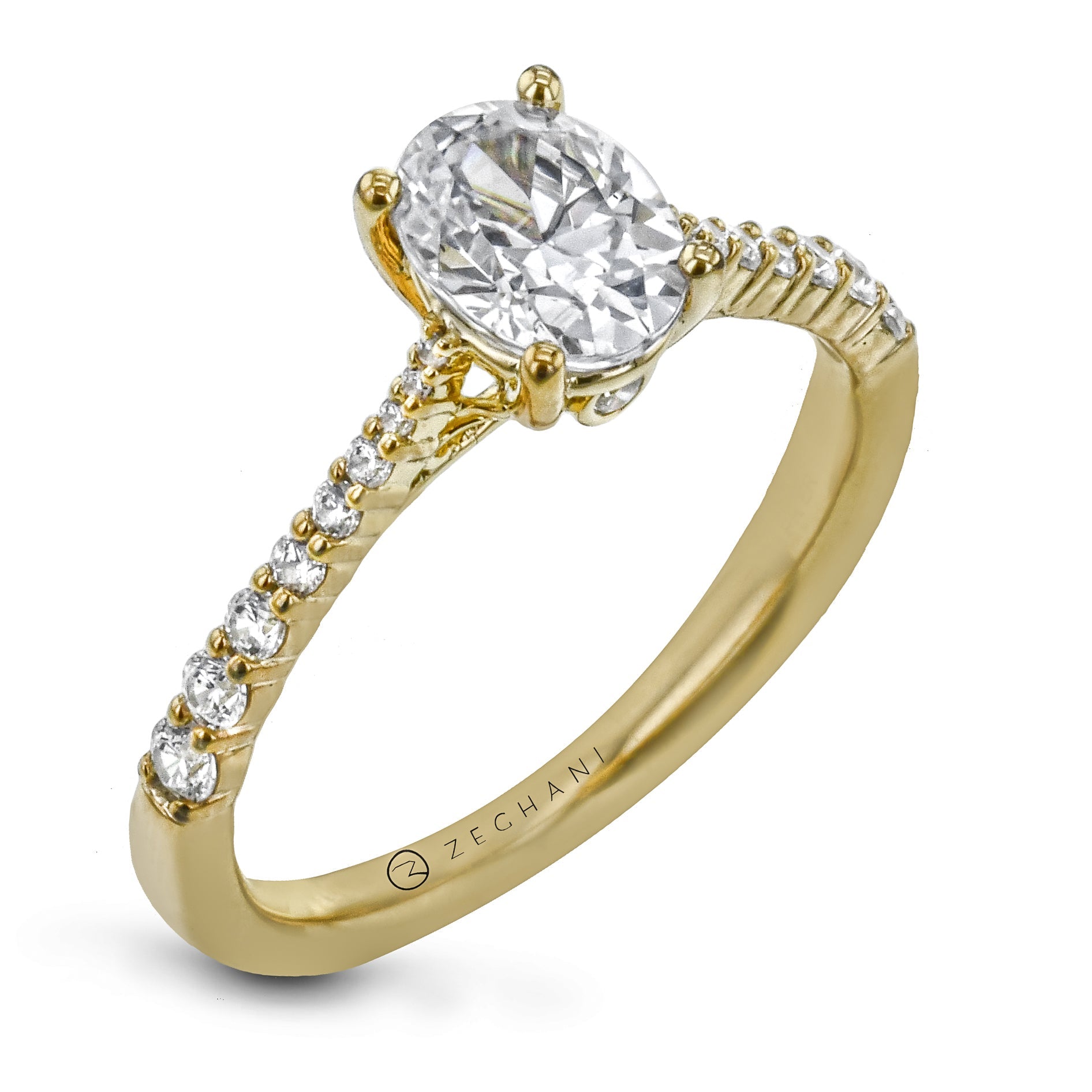 Wedding Set in 14k Gold with Diamonds
