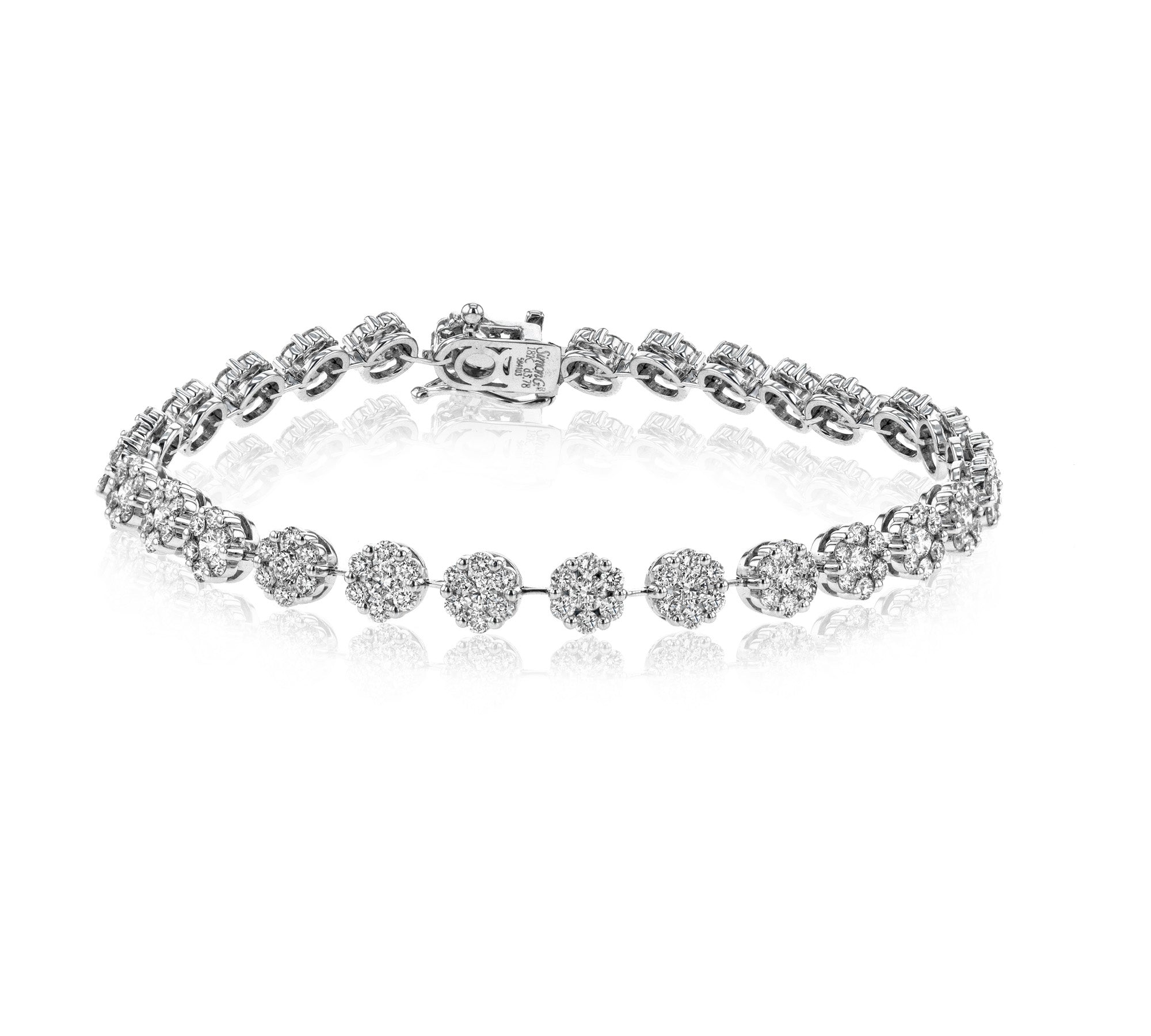 Bracelet in 18K Gold with Diamonds - Simon G. Jewelry