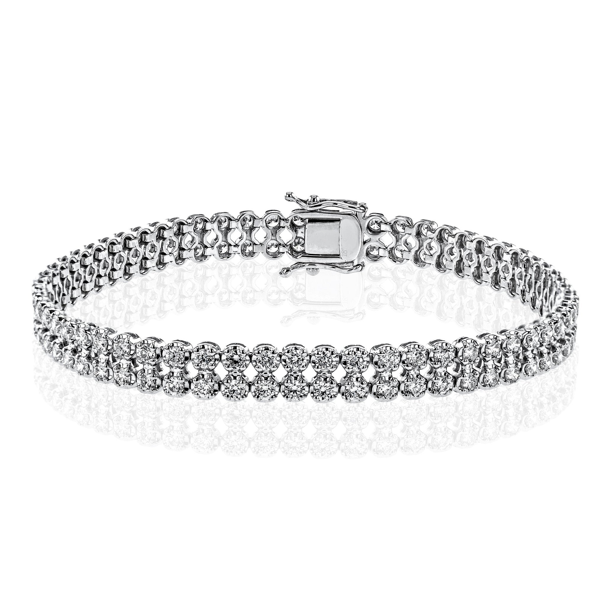 Bracelet in 18k Gold with Diamonds - Simon G. Jewelry