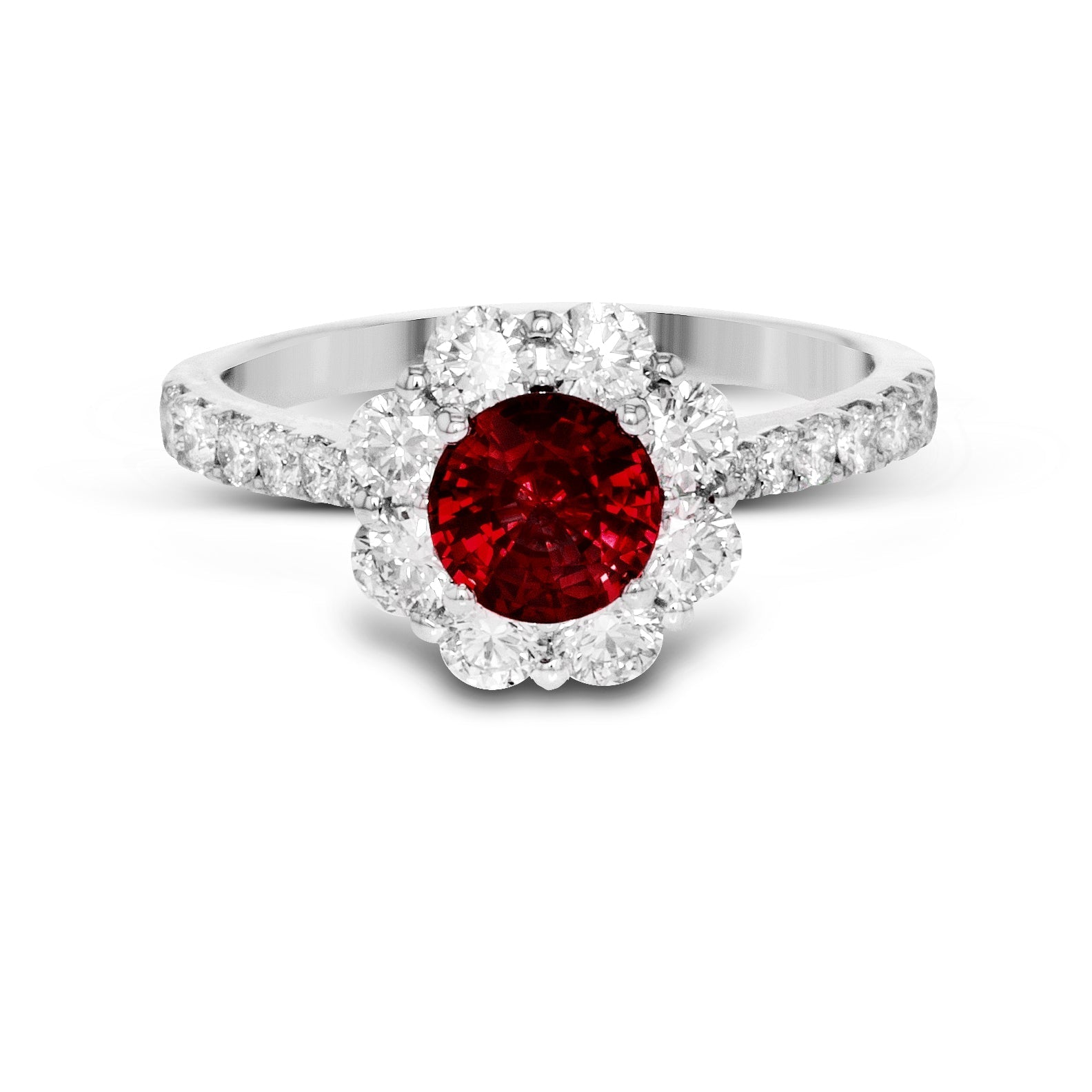 Tempera Color Gemstone Fashion Ring In 18k Gold With Diamonds - Simon G. Jewelry