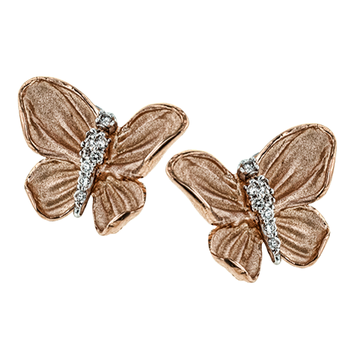 DE267-R WHITE 18K X ROSE