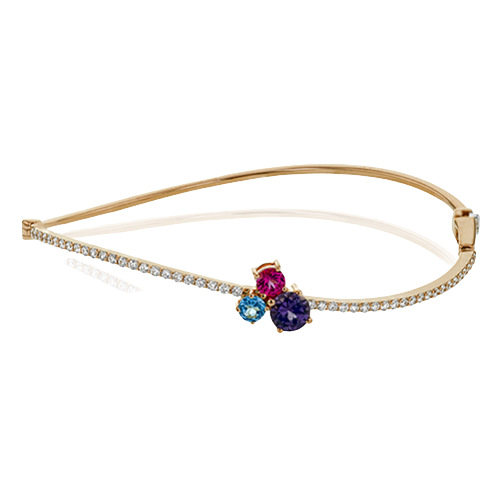 LB2230-R WHITE 18K X ROSE